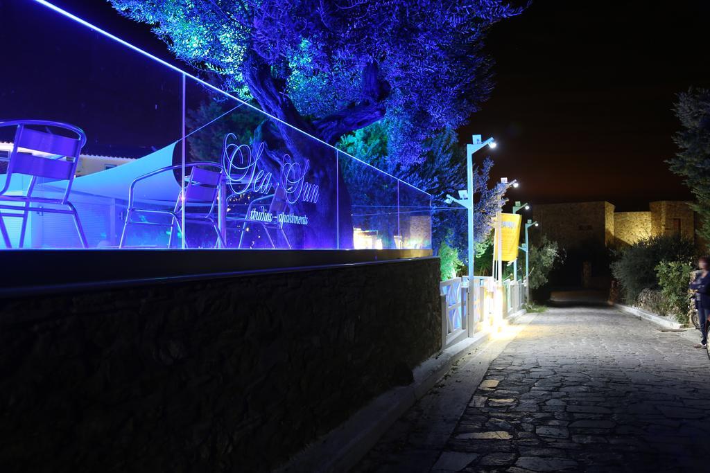 Aparthotel Sea Sun Plomari Esterno foto